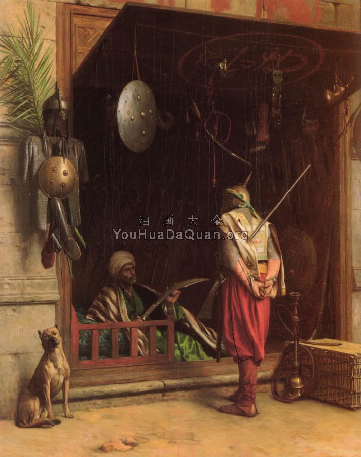 Arms Dealer in Cairo - 让·莱昂·杰罗姆